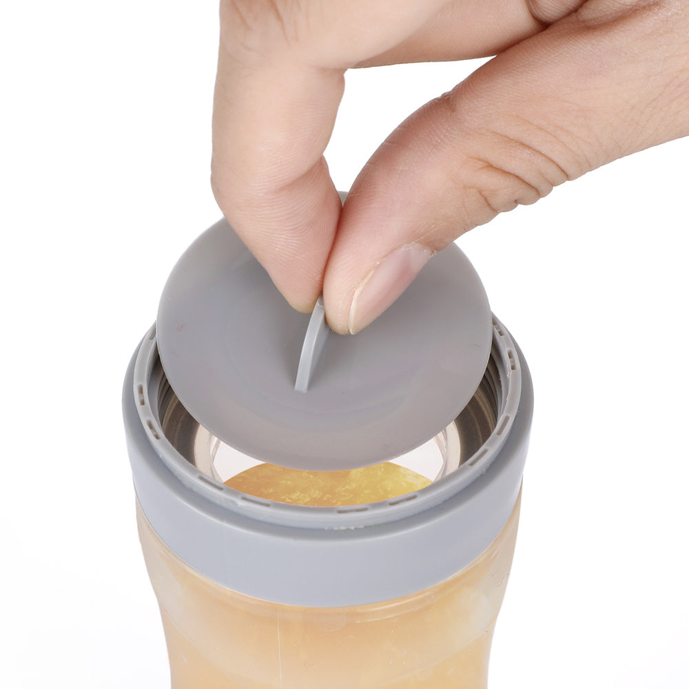 Haakaa Silicone Baby Food Dispensing Spoon Grey Age-6 Months & Above