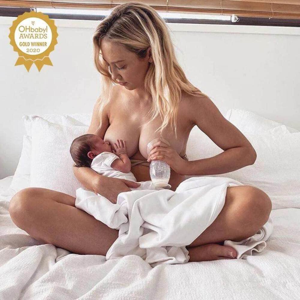 Haakaa Silicone Breast Pump with Suction Base & Silicone Cap 150ml