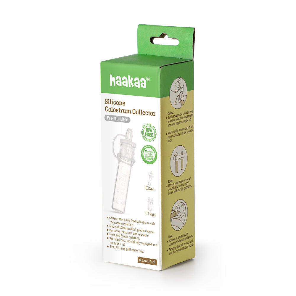 Haakaa Silicone Colostrum Collector Pack of 2 Transparent
