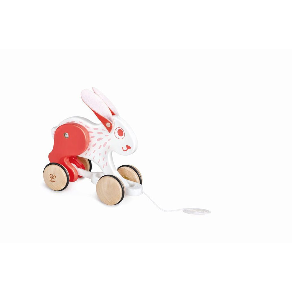 Hape Bunny Pull Along Toy Multicolor Age  12 Months & Above