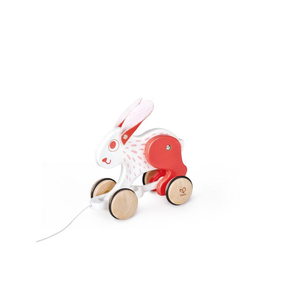 Hape Bunny Pull Along Toy Multicolor Age  12 Months & Above