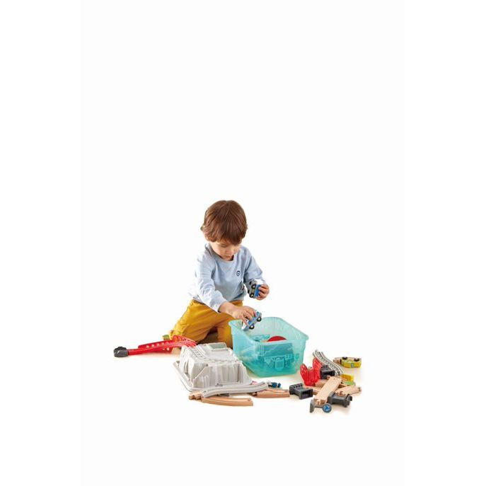 Hape City Train Bucket Set Multicolor Age  12 Months & Above