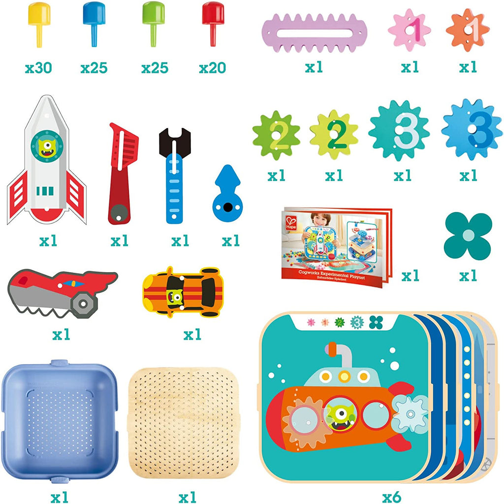Hape Cogworks Experimental Playset Multicolor Age- 3 Years & Above