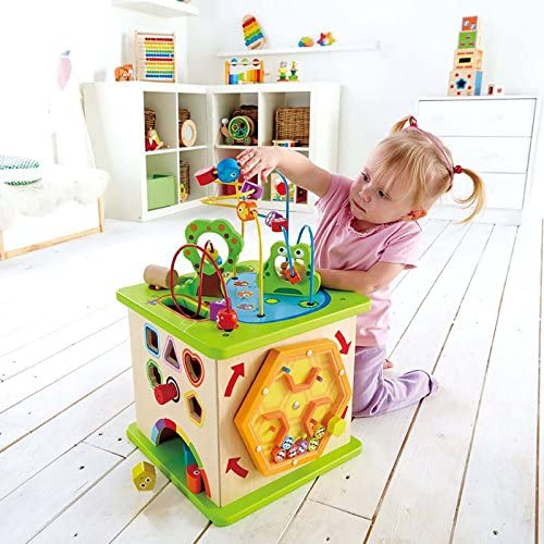 Hape Country Critters Play Cube Multicolor Age- 12 Months & Above