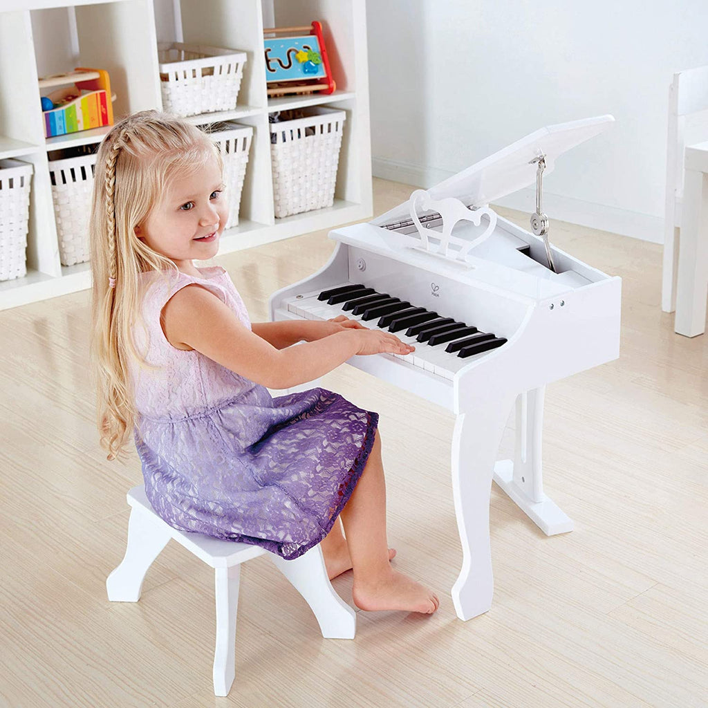 Hape Deluxe Grand Piano White Age- 3 Years & Above