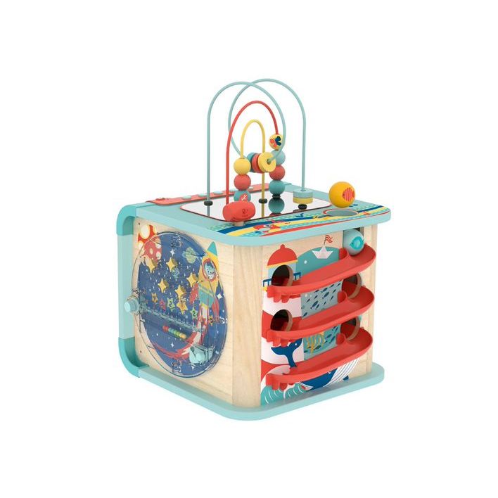 Hape Explore and Learn Magic Cube Multicolor Age  12 Months & Above