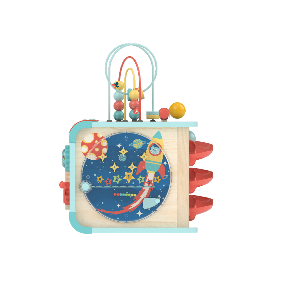 Hape Explore and Learn Magic Cube Multicolor Age  12 Months & Above