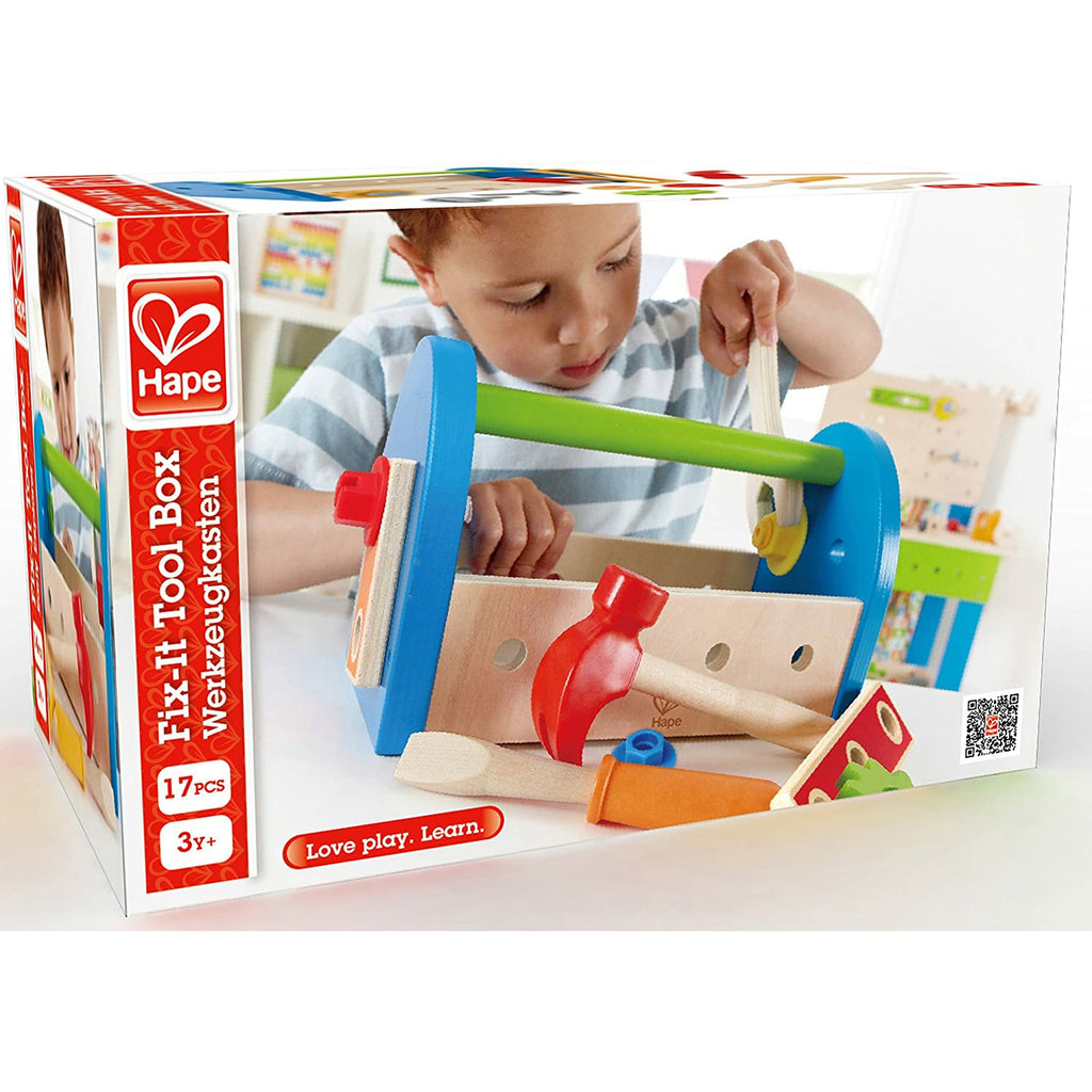 Hape Fix-It Tool Box Multicolor Age- 3 Years & Above