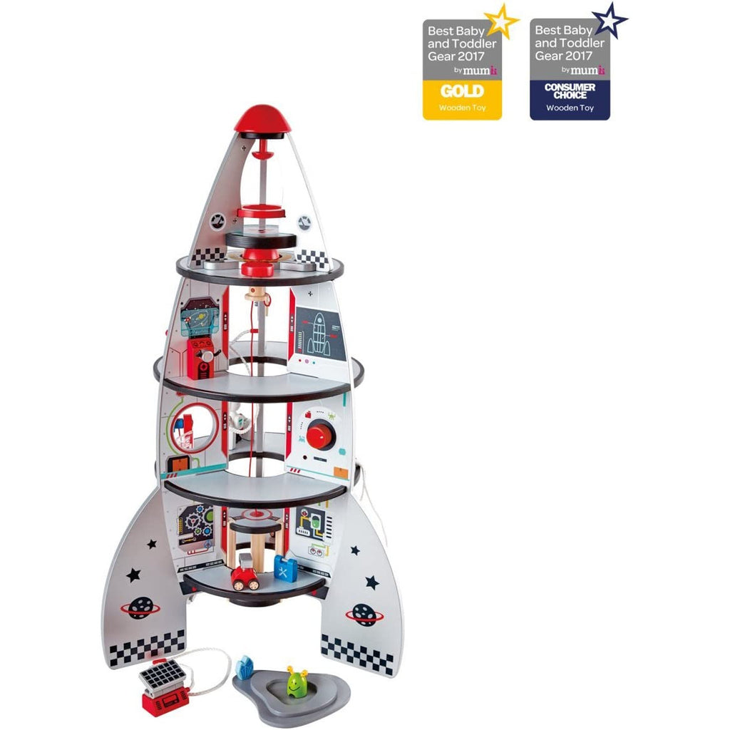Hape Four-Stage Rocket Ship Multicolor Age- 3 Years & Above