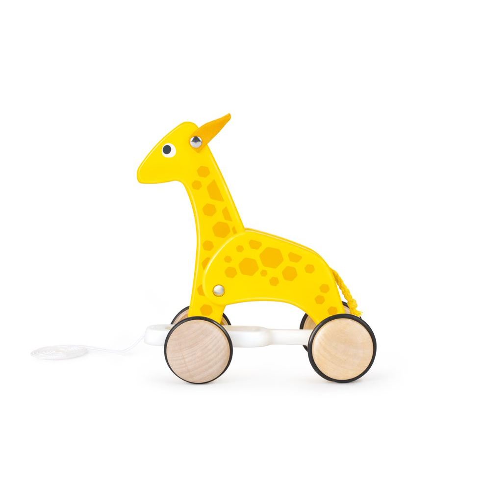 Hape Giraffe Pull Along Toy Multicolor Age  12 Months & Above