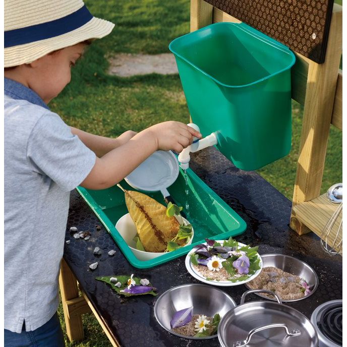 Hape Hape Outdoor Kitchen Playset with Accessories Multicolor Age  18 Months & Above