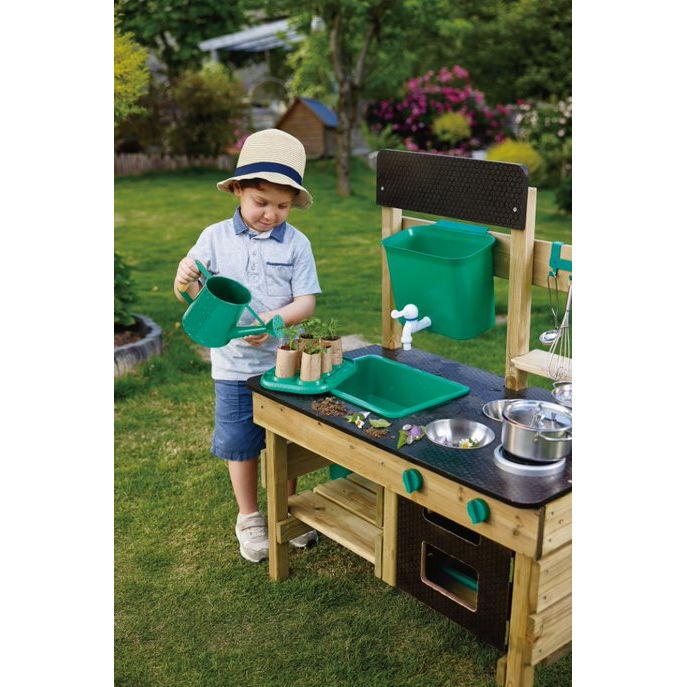 Hape Hape Outdoor Kitchen Playset with Accessories Multicolor Age  18 Months & Above