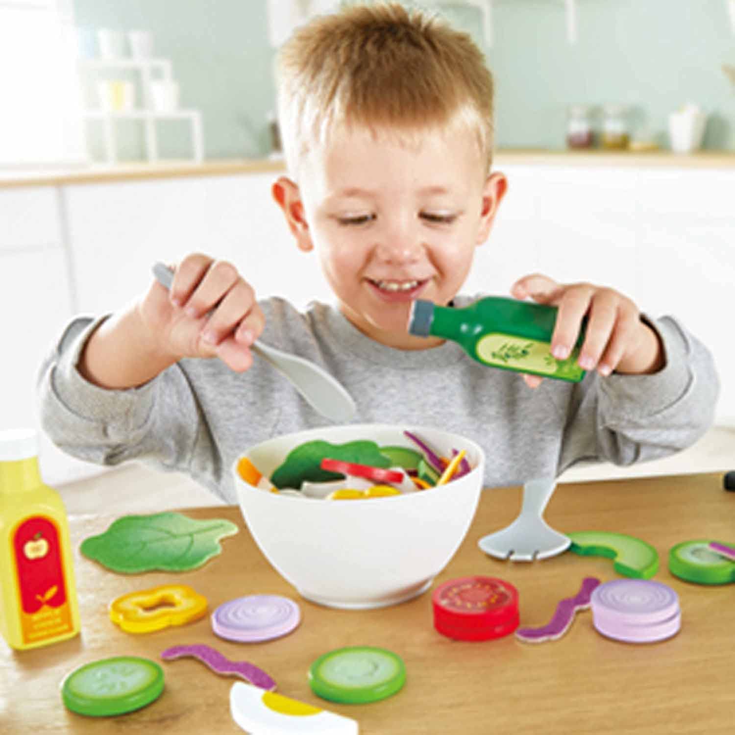 Hape Healthy Salad Playset Multicolor Age 3 Years Above Peekaboo