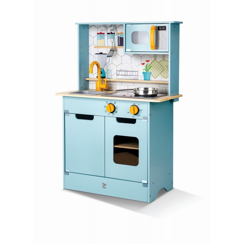 Hape Kitchen With Light And Sound V3 Blue Age- 3 Years & Above