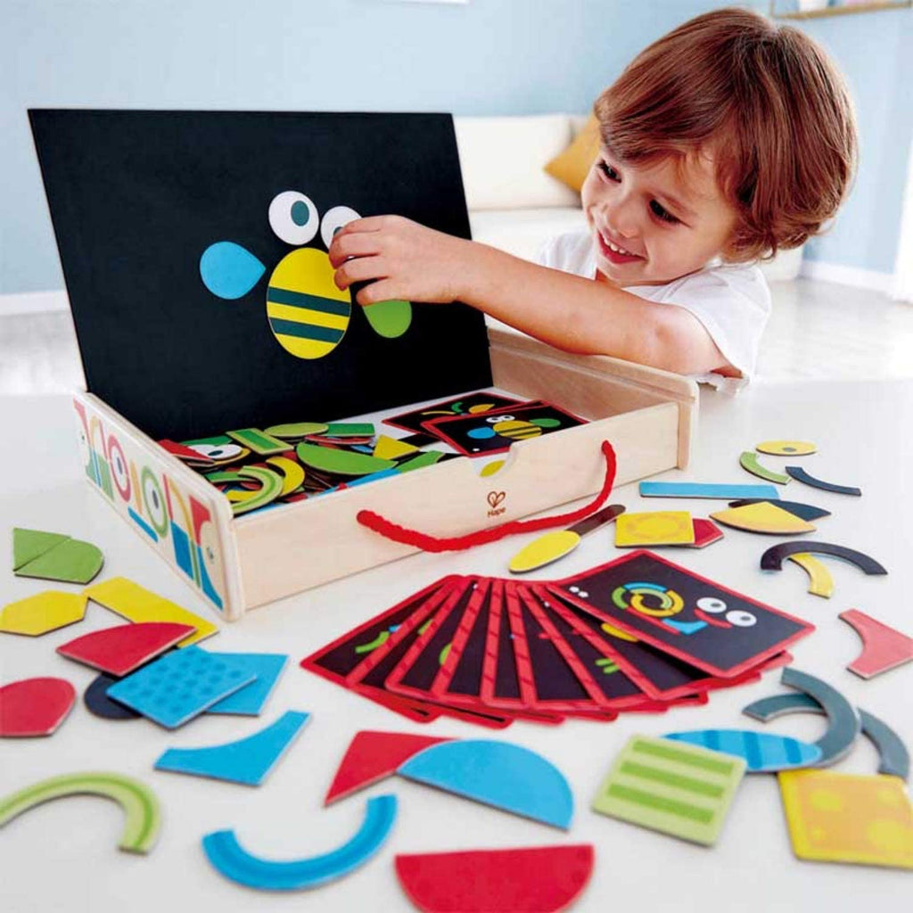 Hape Magnetic Art Box Multicolor Age- 3 Years & Above