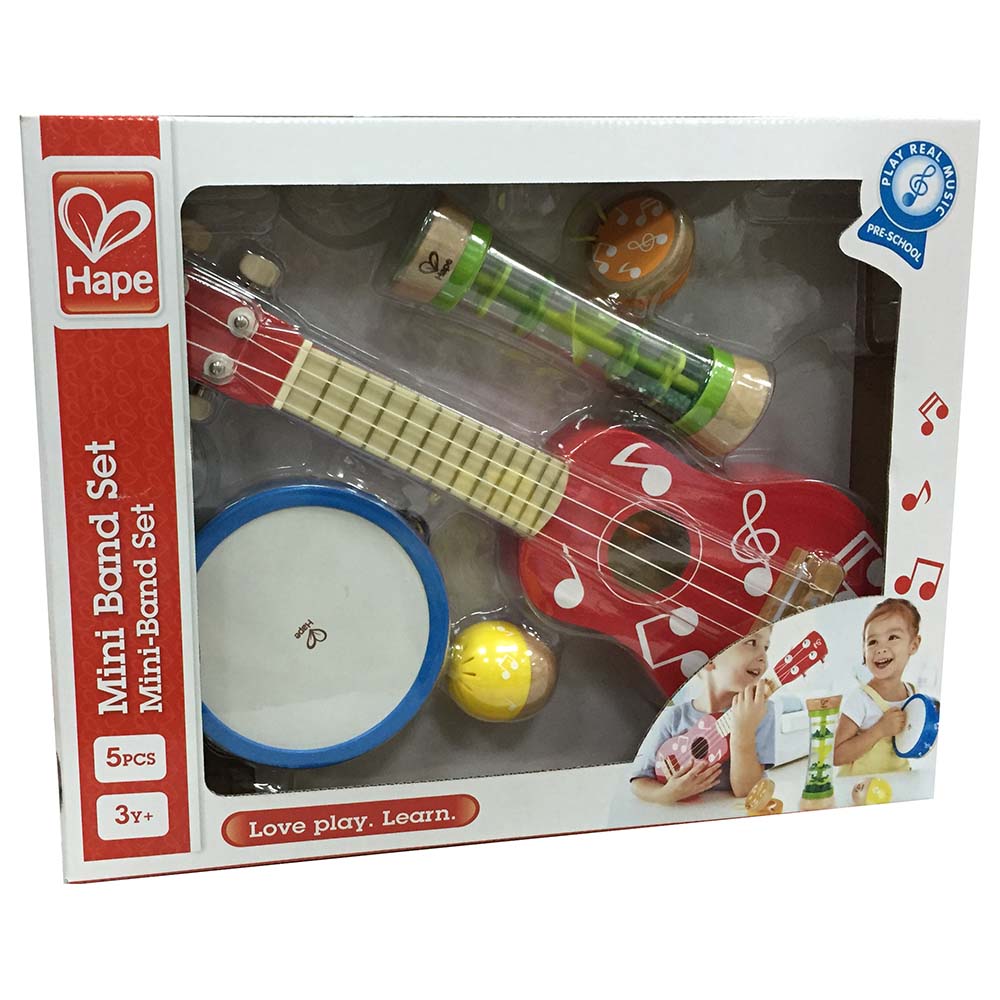 Hape Mini Band Set (5 Pieces) Multicolor Age- 3 Years & Above