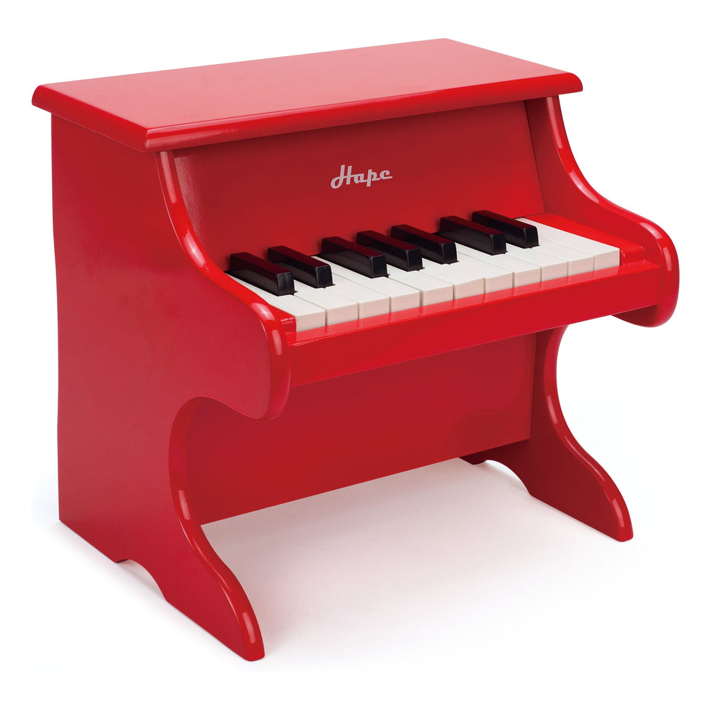 Hape Mini Playful Piano Musical Instrument Red Red Age- 3 Years & Above