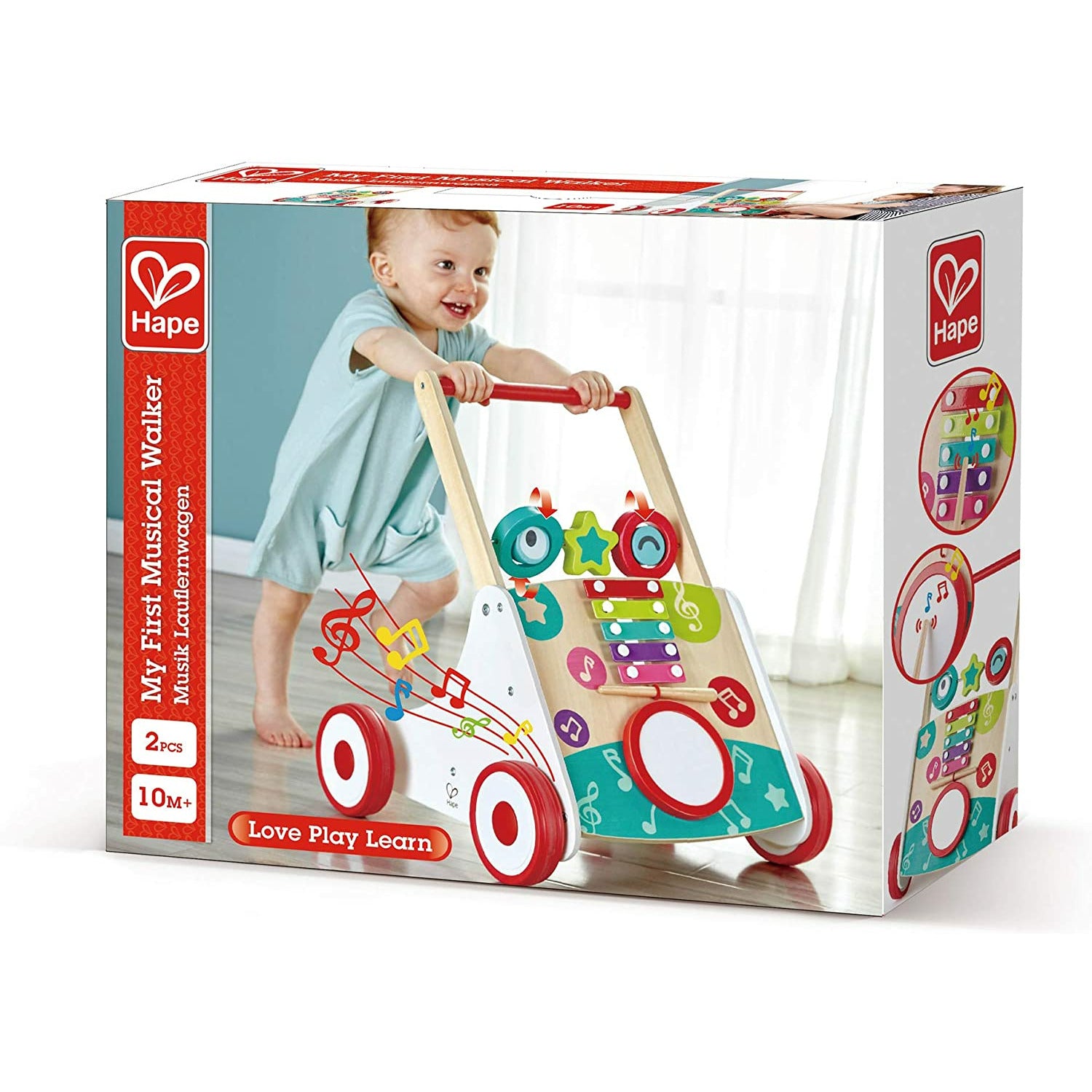 Hape My First Musical Walker Multicolor Age-9 Months & Above