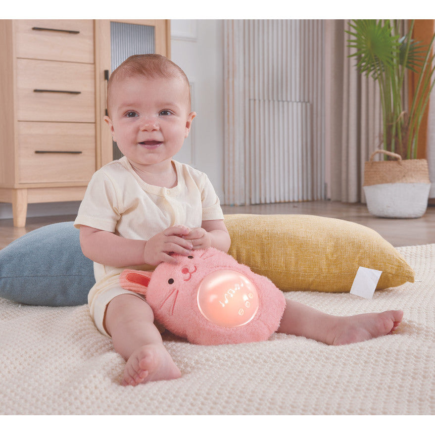 Hape My Musical Huggy Bunny Roro Plush Toy Age- 12 Months & Above