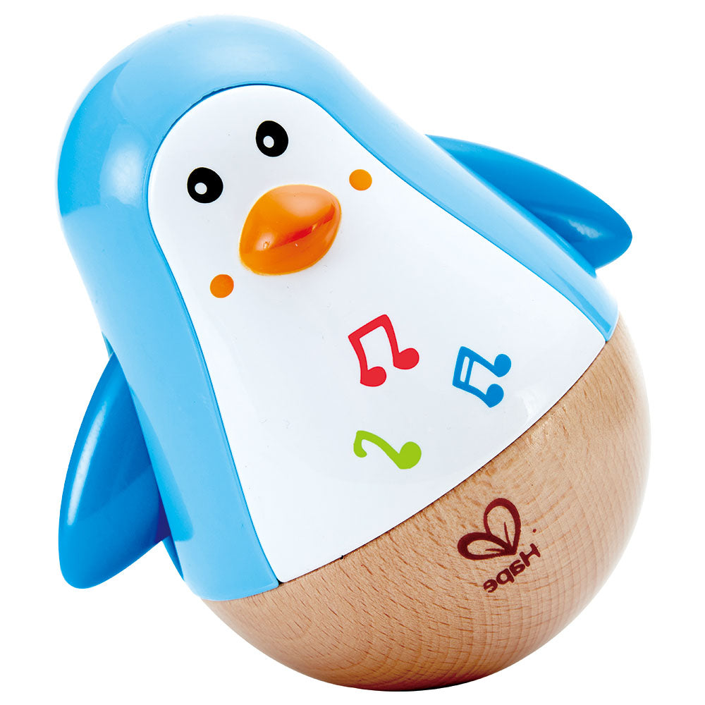 Hape Penguin Musical Wobbler Blue Age- 6 Months & Above