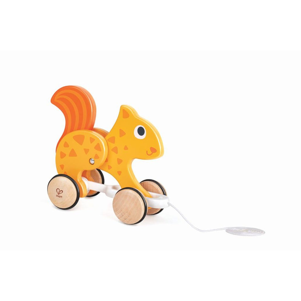 Hape Squirrel Pull Along Toy Multicolor Age  12 Months & Above