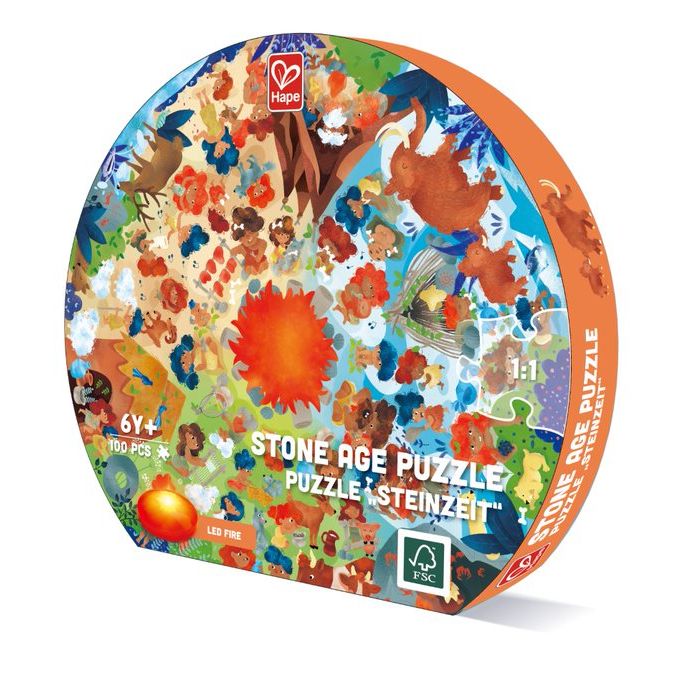 Hape Stone Age Puzzle Multicolor Age  3 Years & Above