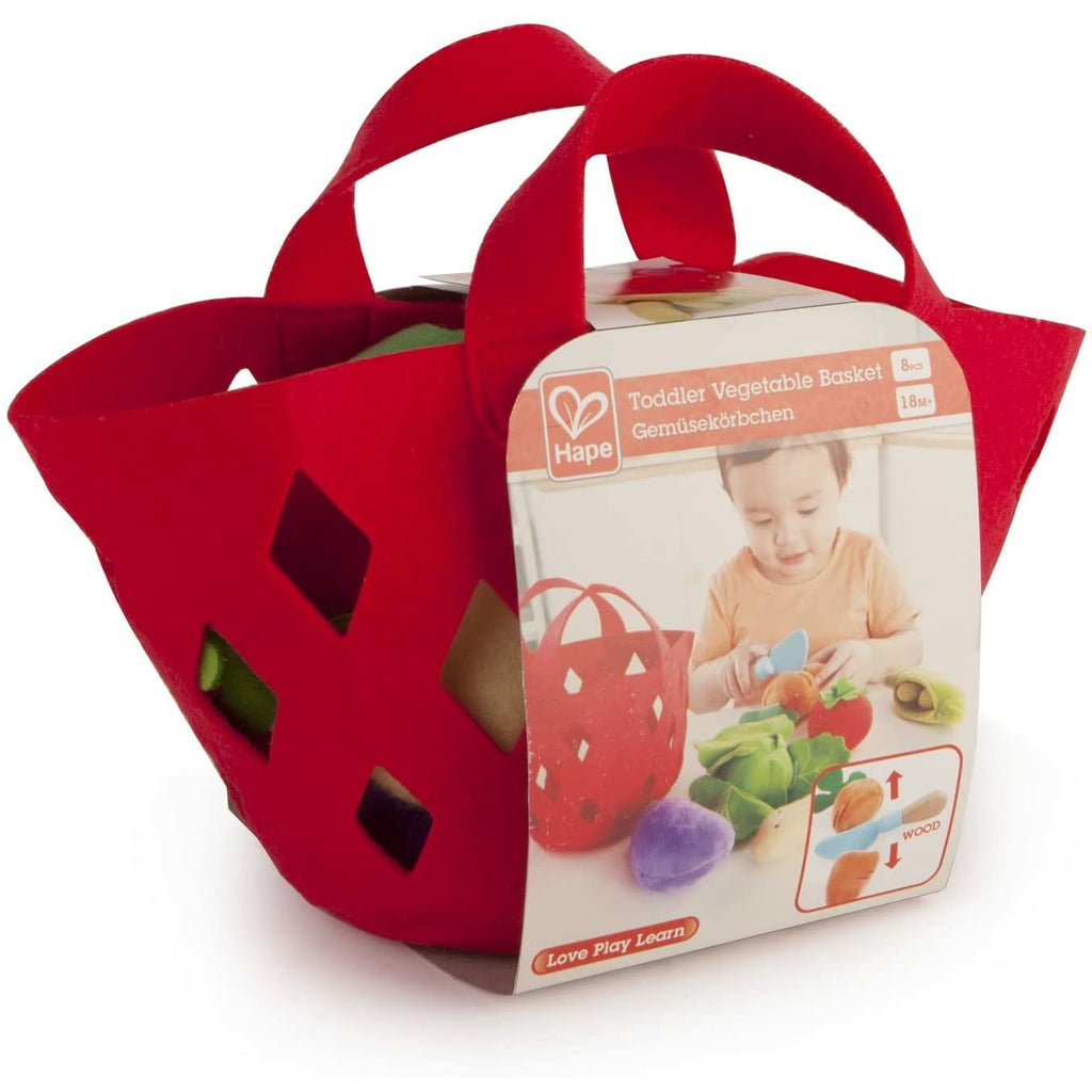 Hape Toddler Vegetable Basket Multicolor Age-1 Year & Above