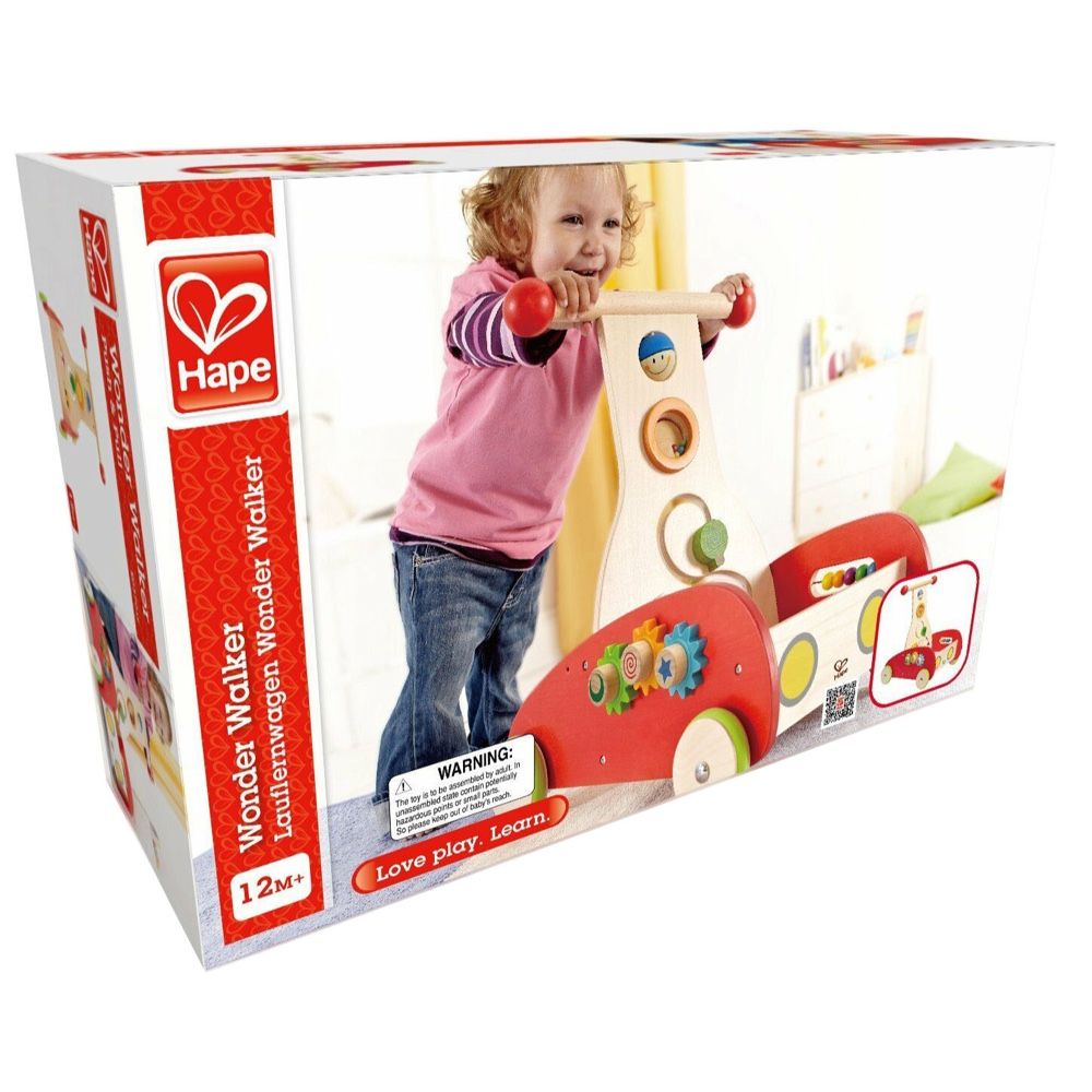 Hape Wonder Walker Red Age- 12 Months & Above