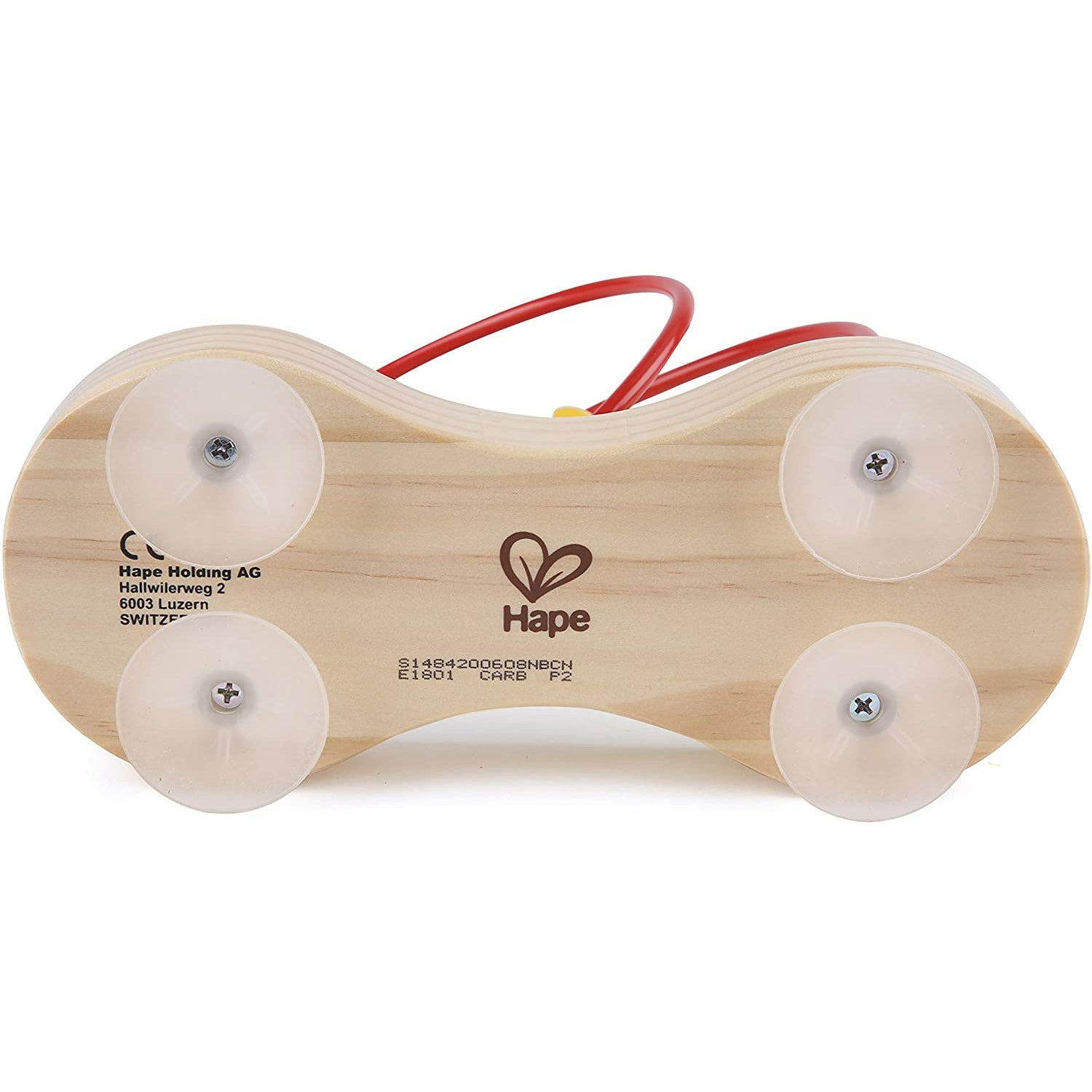 Hape Wooden Double Bubble Toy Multicolor Age-6 Months & Above