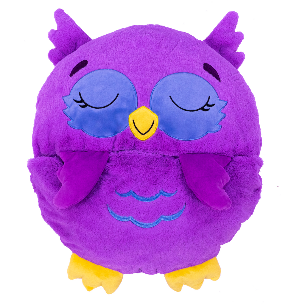 Happy Nappers Sleep Sacks Owl Chestnut Medium (39.37 x 33.02 x 15.24 cm) Purple Age- 2 Years & Above
