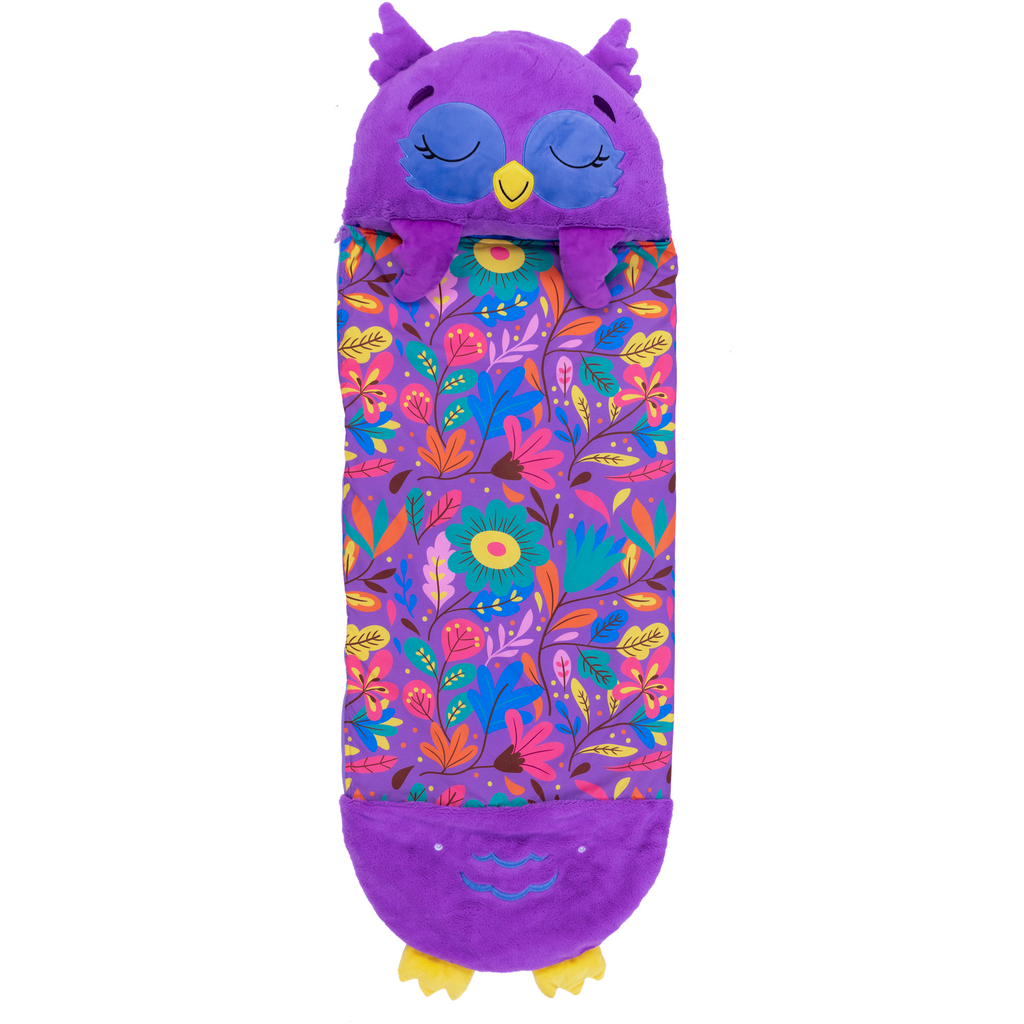 Happy Nappers Sleep Sacks Owl Chestnut Medium (39.37 x 33.02 x 15.24 cm) Purple Age- 2 Years & Above