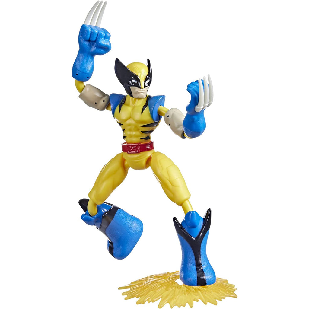 Hasbro Avengers Bend and Flex Fire Mission Figure Wolverine Age- 3 Years & Above