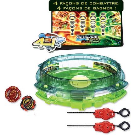 Hasbro Beyblade Burst Quaddrive Interstellar Drop Battle Set Green Age- 8 Years & Above