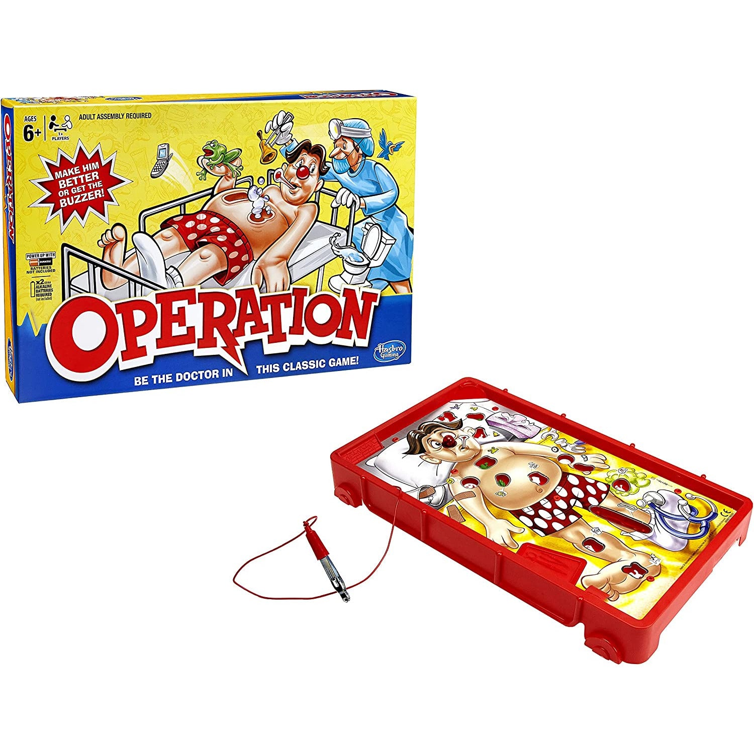 Hasbro Classic Operation Game Multicolor Age- Years Above