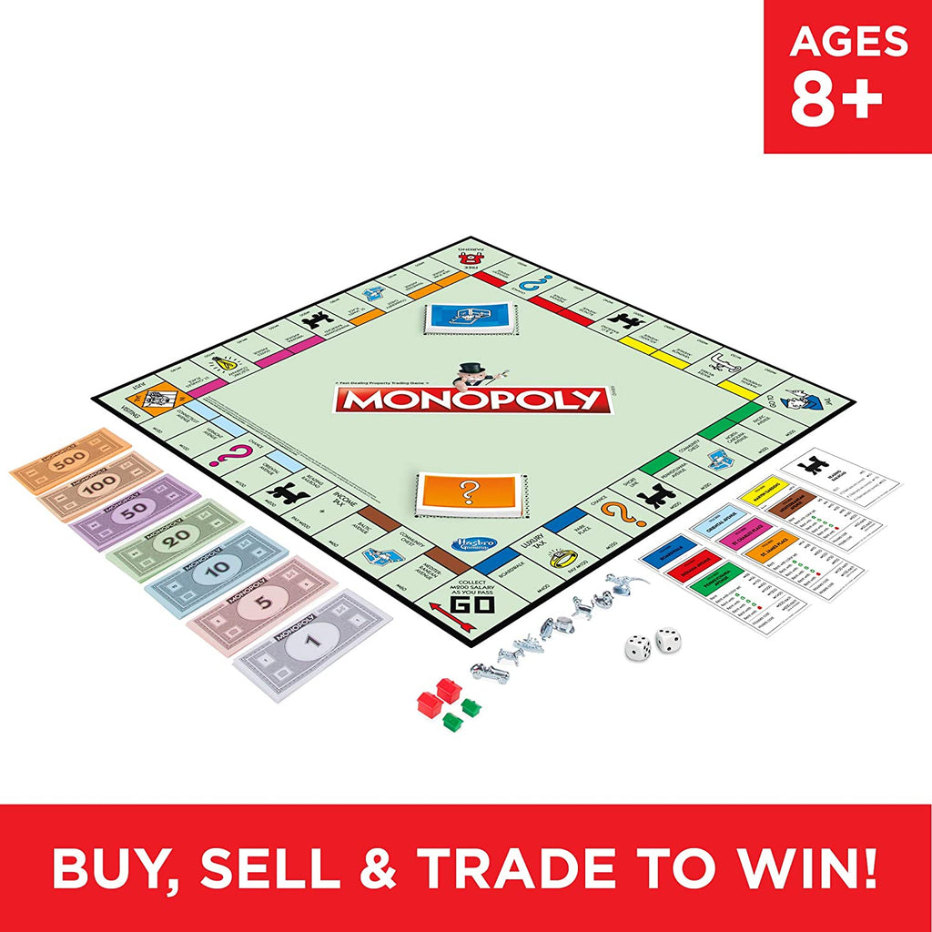 Hasbro Monopoly Classic Board Game 8Y+