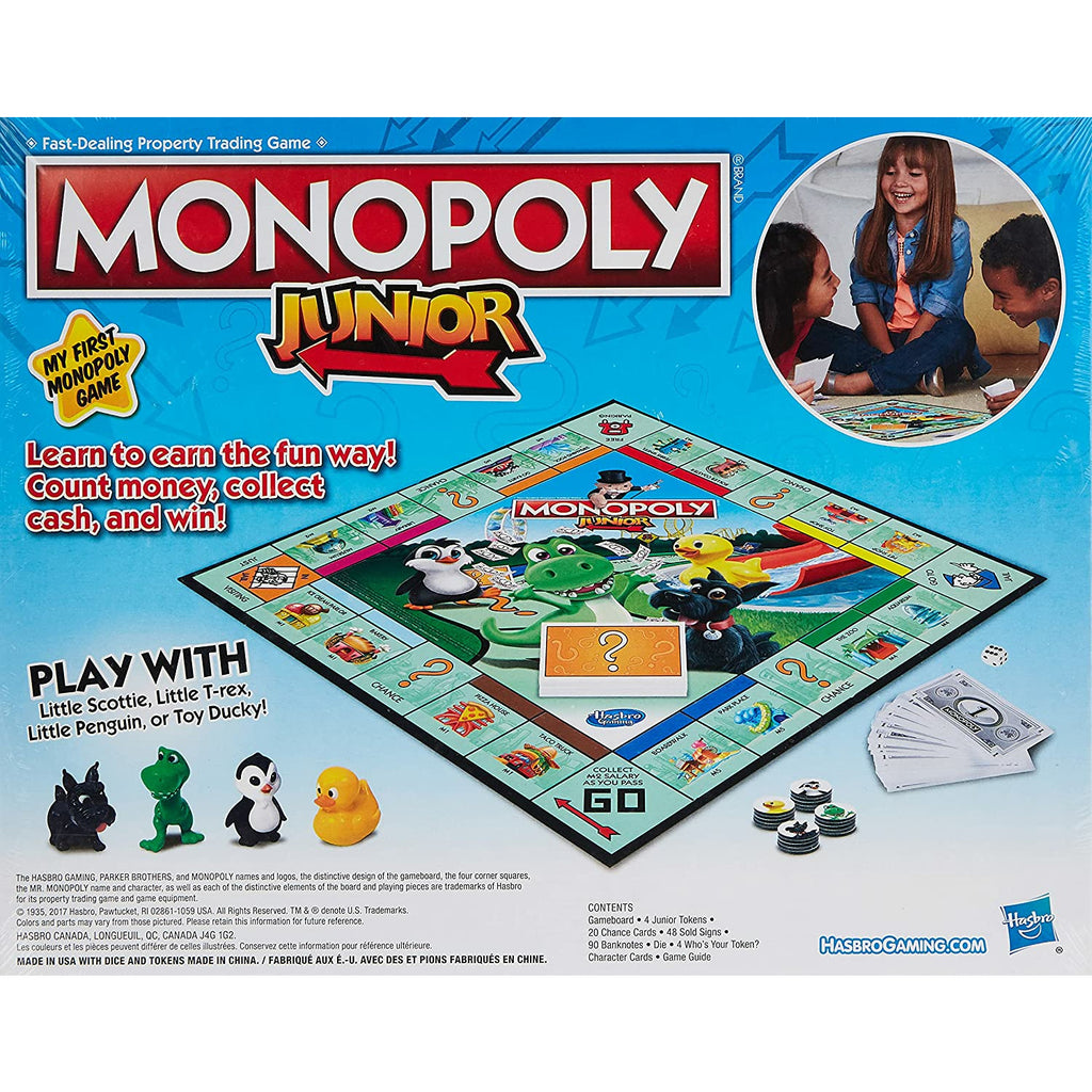 Hasbro Monopoly Junior Board Game 5Y+