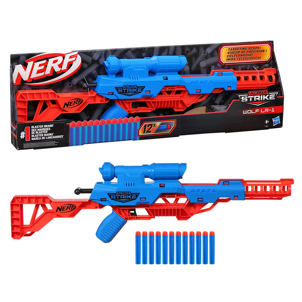 Hasbro Nerf Alpha Strike Wolf LR-1 Toy Blaster 8Y+