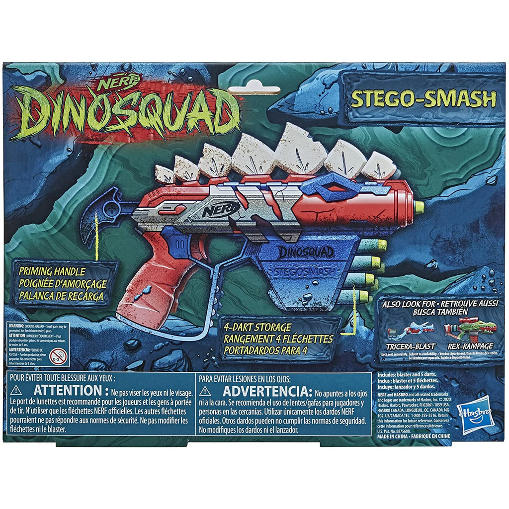 Hasbro Nerf DinoSquad Stegosmash Dart Blaster 8Y+