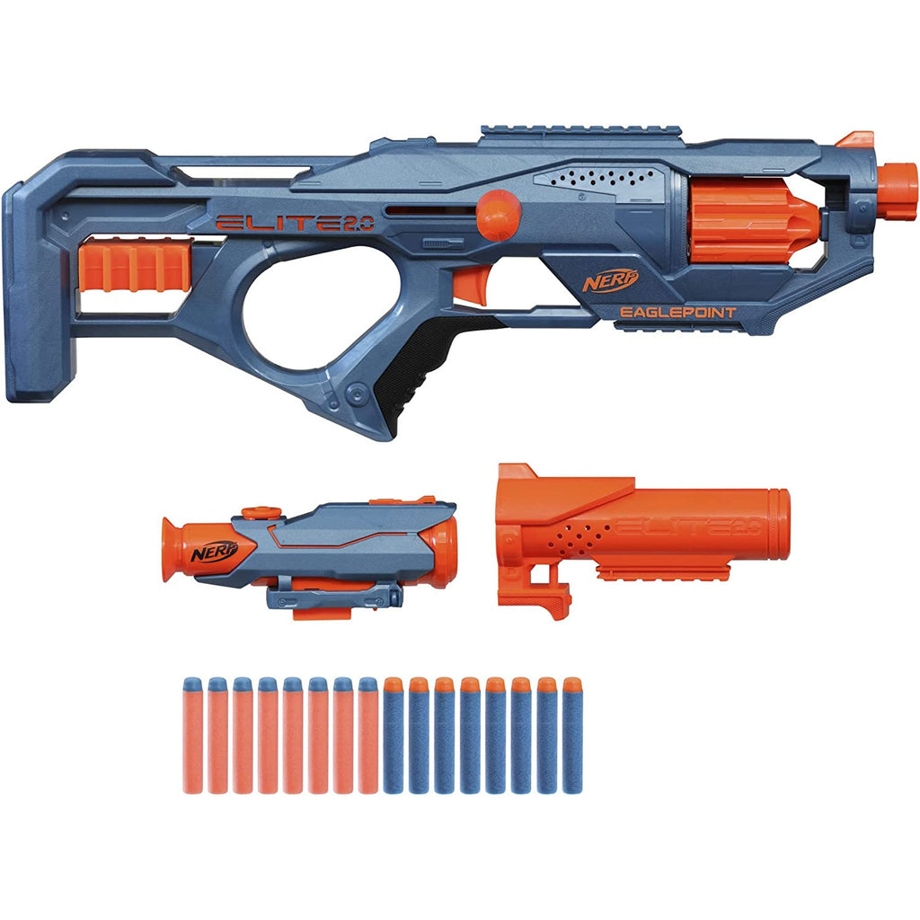 Hasbro Nerf Elite 2.0 Eaglepoint RD-8 Blaster Age- 8 Years & Above