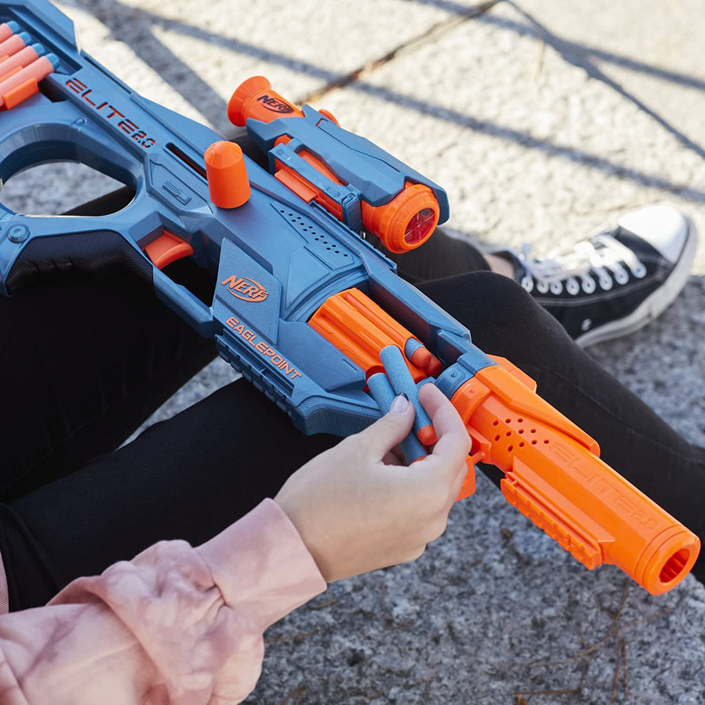 Hasbro Nerf Elite 2.0 Eaglepoint RD-8 Blaster Age- 8 Years & Above