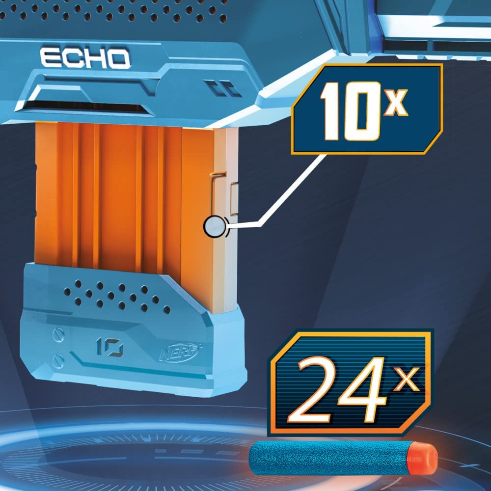 Hasbro Nerf Elite 2.0 Echo CS 10 Blue/Orange Age- 8 Years & Above
