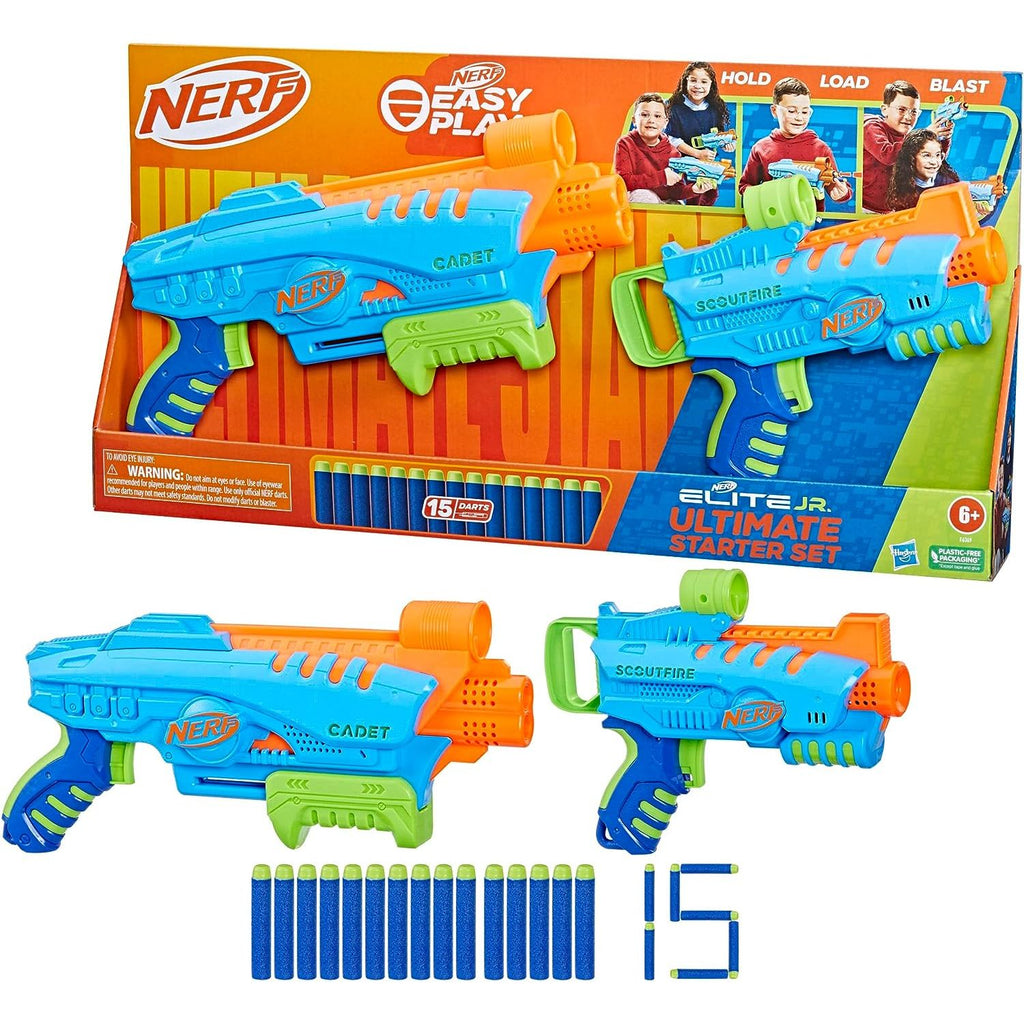 Hasbro Nerf Elite Junior Ultimate Blaster  Starter Set Multicolor Age- 3 Years & Above