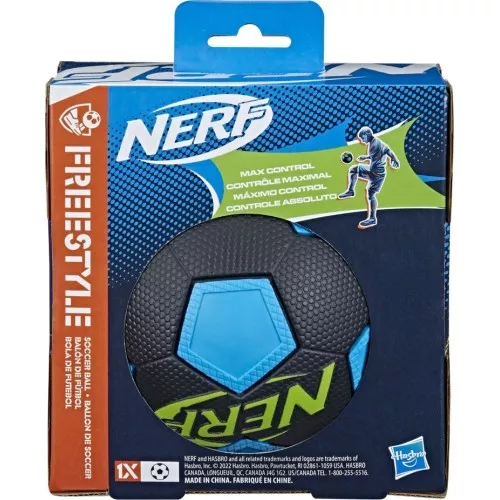 Hasbro Nerf Sports Free Style Soccer Ball Blue/Black Age- 4 Years & Above