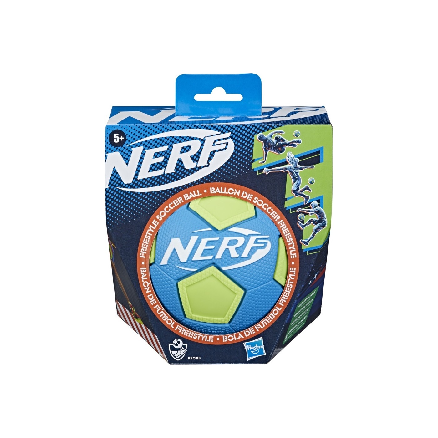 Hasbro Nerf Sports Free Style Soccer Ball Blue/Green Age- Years