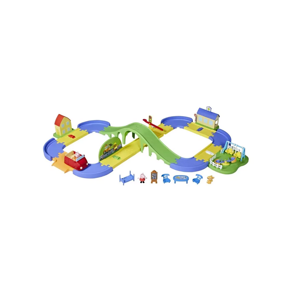 Hasbro Pep All Around Peppas Town Set Multicolor Age- 3 Years & Above