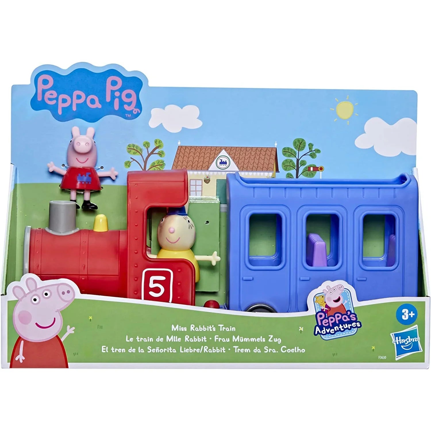 Hasbro Pep Miss Rabbits Train Blue Age- 3 Years & Above - Peekaboo