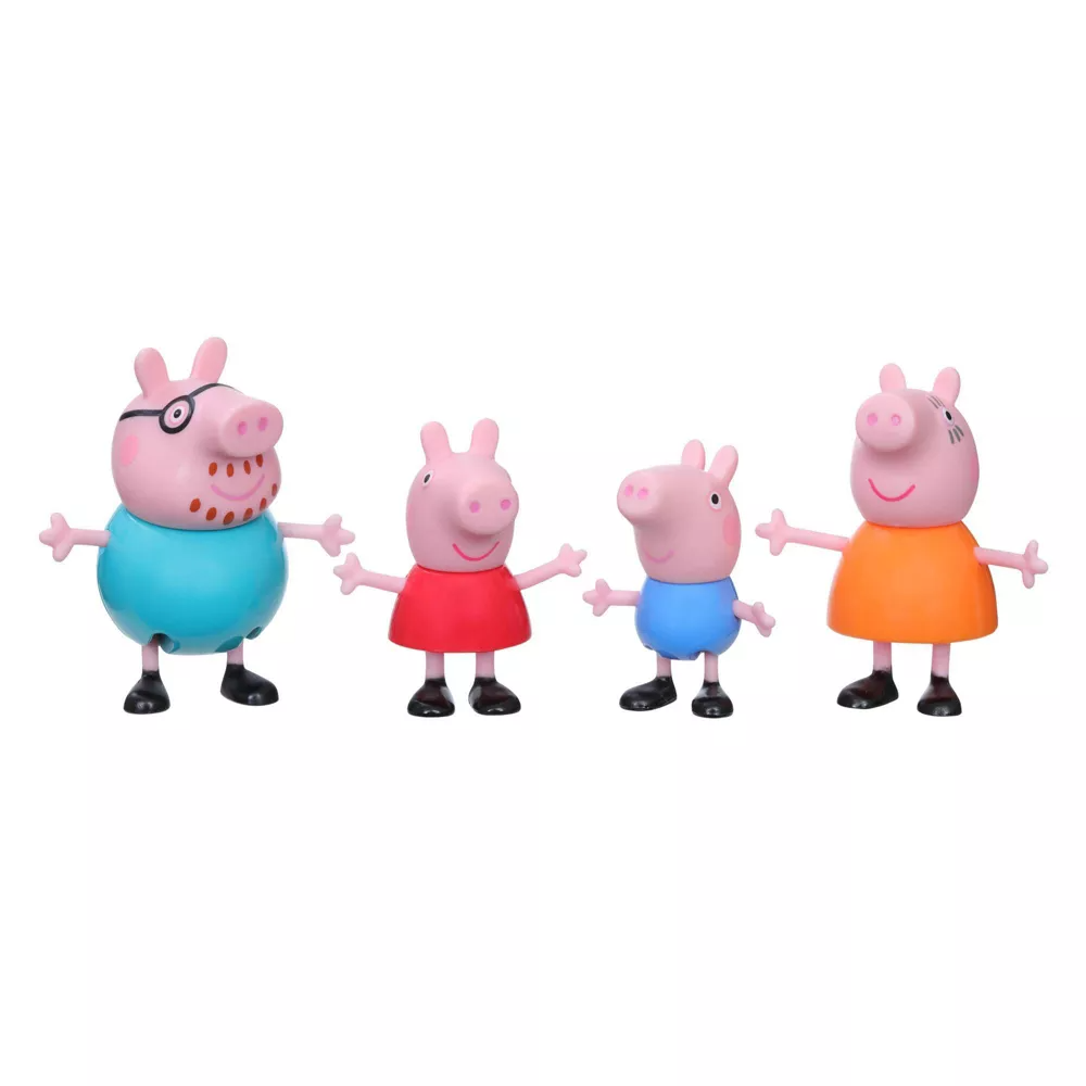 Hasbro Peppa Pig's Family Figures 3-inch Pack of 4 Multicolor Age- 3 Years & Above