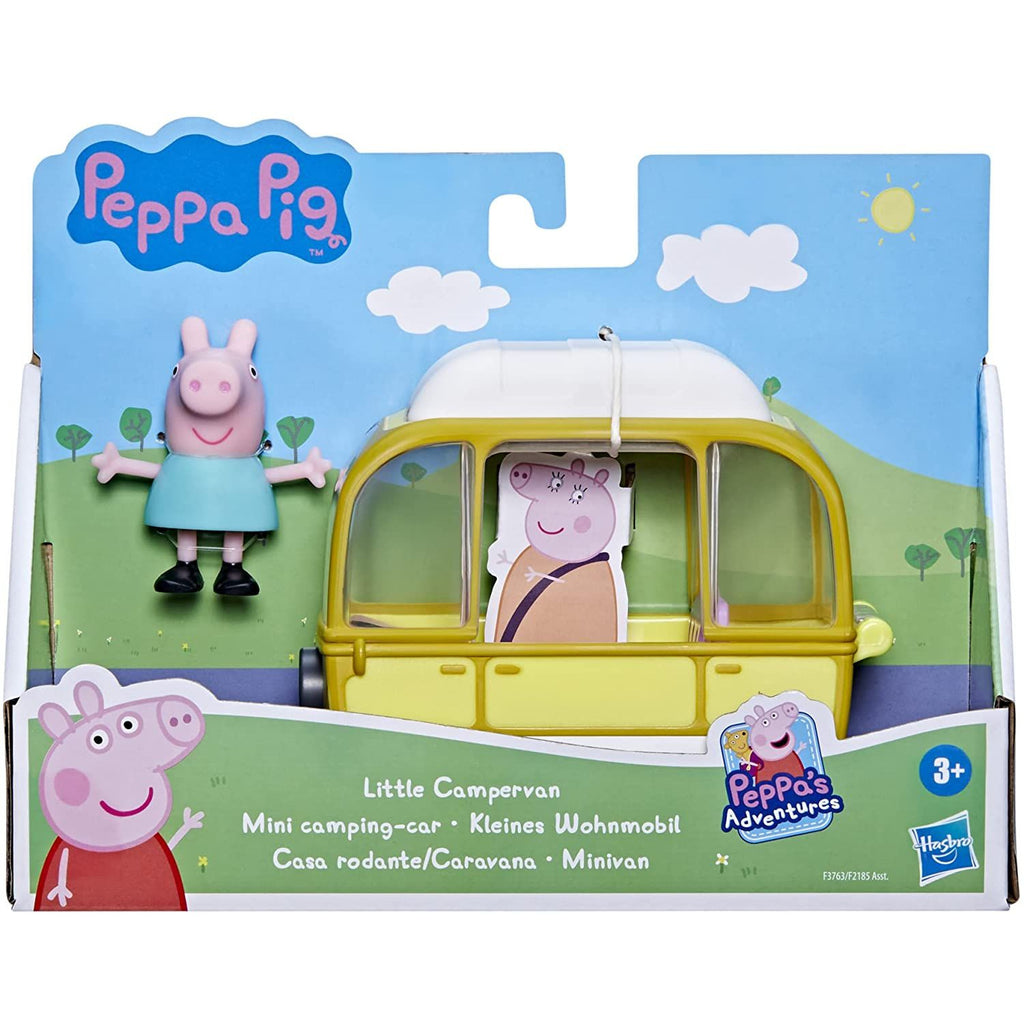 Hasbro Peppa Pig's Figure & Little Campervan Yellow Age- 3 Years & Above
