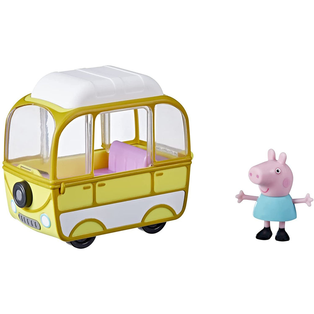 Hasbro Peppa Pig's Figure & Little Campervan Yellow Age- 3 Years & Above
