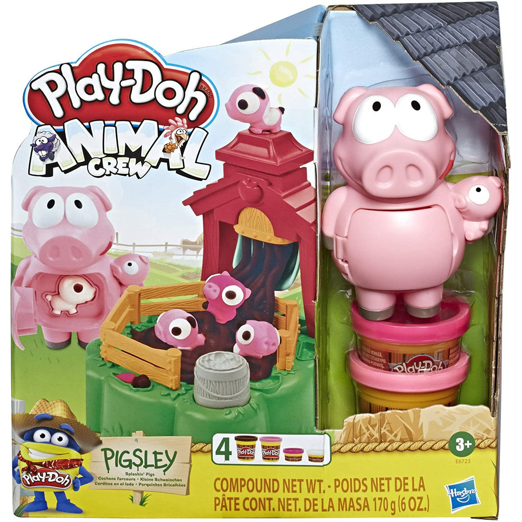 Hasbro Play-Doh Animal Crew Pigsley Splashin' Pigs 3Y+